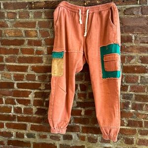 Men’s Joggers in salmon color